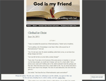 Tablet Screenshot of friendswithgod.wordpress.com