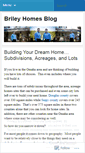 Mobile Screenshot of brileyhomes.wordpress.com