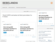 Tablet Screenshot of bebelandia.wordpress.com