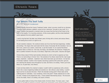 Tablet Screenshot of chronicville.wordpress.com