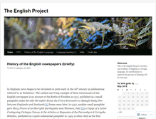 Tablet Screenshot of cscenglish.wordpress.com