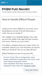 Mobile Screenshot of pkbmputrimandiri.wordpress.com