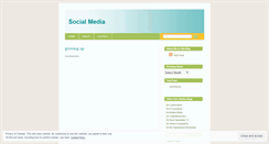 Desktop Screenshot of bloggingsocialmedia.wordpress.com