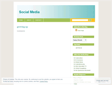 Tablet Screenshot of bloggingsocialmedia.wordpress.com