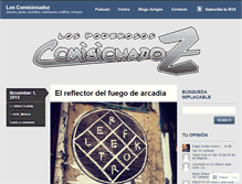 Tablet Screenshot of loscomisionadoz.wordpress.com