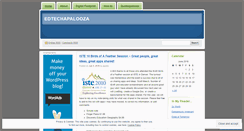 Desktop Screenshot of edtechapalooza.wordpress.com