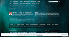 Desktop Screenshot of chipinmyheart.wordpress.com