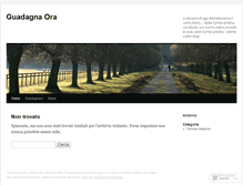 Tablet Screenshot of guadagnaora.wordpress.com