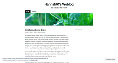 Desktop Screenshot of hannah01.wordpress.com