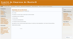 Desktop Screenshot of comitedeempresamasterd.wordpress.com