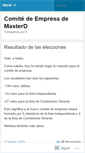 Mobile Screenshot of comitedeempresamasterd.wordpress.com