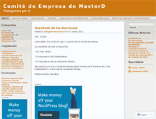 Tablet Screenshot of comitedeempresamasterd.wordpress.com