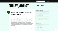 Desktop Screenshot of cheesyaddict.wordpress.com