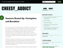 Tablet Screenshot of cheesyaddict.wordpress.com