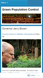 Mobile Screenshot of greenpopcontrol.wordpress.com
