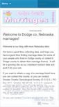 Mobile Screenshot of dodgemarriages.wordpress.com