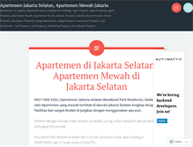 Tablet Screenshot of apartementjakartaselatan.wordpress.com