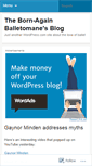 Mobile Screenshot of bornagainballetomane.wordpress.com