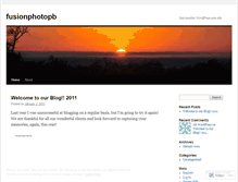 Tablet Screenshot of fusionphotopb.wordpress.com