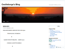 Tablet Screenshot of cesilieborge.wordpress.com