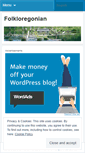 Mobile Screenshot of folkloregonian.wordpress.com