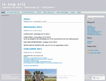 Tablet Screenshot of oudenburgsportraad.wordpress.com