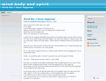Tablet Screenshot of mindbodyandspiritppe.wordpress.com