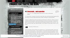 Desktop Screenshot of finance4youth.wordpress.com