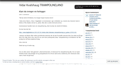 Desktop Screenshot of kvalshaug.wordpress.com