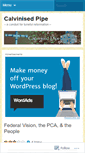 Mobile Screenshot of calvinisedpipe.wordpress.com
