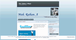 Desktop Screenshot of mraihan.wordpress.com