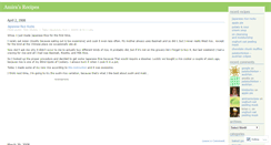 Desktop Screenshot of amirasrecipes.wordpress.com