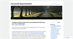 Desktop Screenshot of connectedsuperintendent.wordpress.com