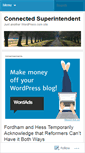 Mobile Screenshot of connectedsuperintendent.wordpress.com