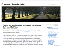 Tablet Screenshot of connectedsuperintendent.wordpress.com