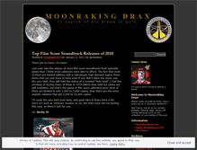 Tablet Screenshot of moonrakingdrax.wordpress.com