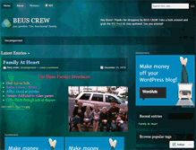 Tablet Screenshot of beuscrew.wordpress.com