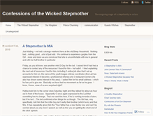Tablet Screenshot of confessionsofawickedstepmother.wordpress.com