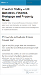 Mobile Screenshot of investortodayuk.wordpress.com