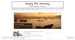 Desktop Screenshot of enjoythajourney.wordpress.com