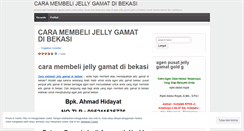 Desktop Screenshot of caramembelijellygamatdibekasi.wordpress.com