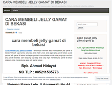 Tablet Screenshot of caramembelijellygamatdibekasi.wordpress.com