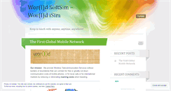 Desktop Screenshot of globalfreecall.wordpress.com