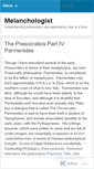 Mobile Screenshot of melanchologist.wordpress.com