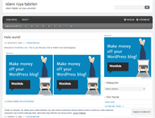 Tablet Screenshot of islamveruya.wordpress.com