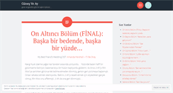 Desktop Screenshot of gunesveay.wordpress.com