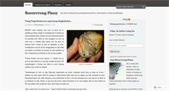 Desktop Screenshot of basurerongpinoy.wordpress.com