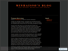 Tablet Screenshot of minhais9o.wordpress.com