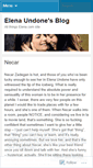 Mobile Screenshot of elenaundone.wordpress.com