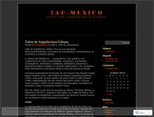 Tablet Screenshot of oficinadearquitectura.wordpress.com